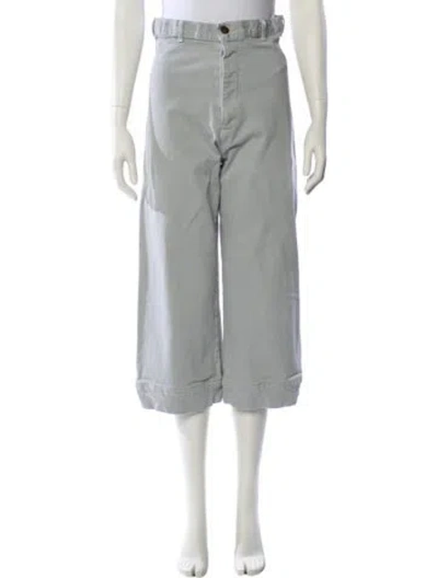 Pre-owned The Great Wide Leg Pants In Gray