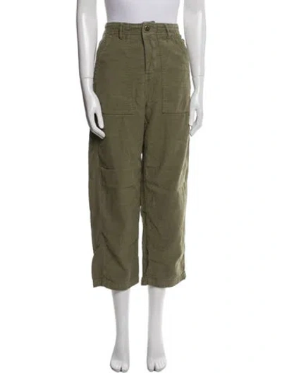 Pre-owned The Great Wide Leg Pants In Green