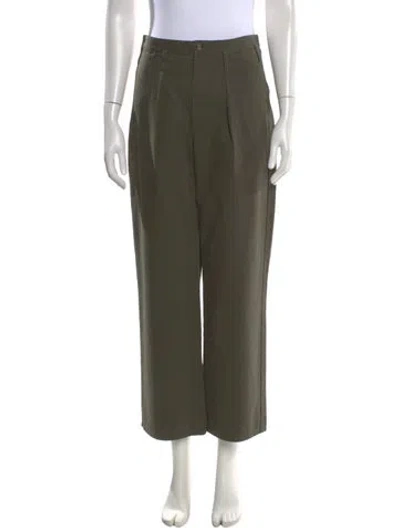 Pre-owned The Great Wide Leg Pants In Green