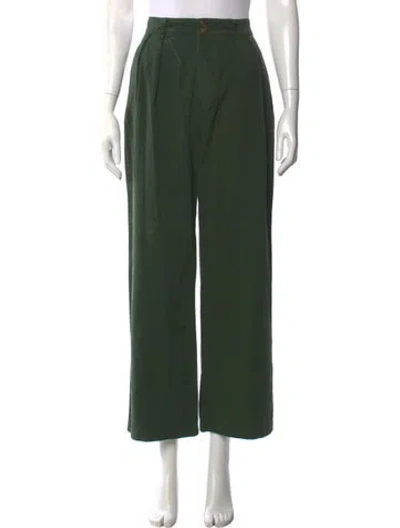 Pre-owned The Great Wide Leg Pants In Green
