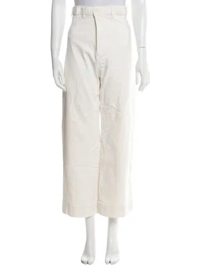 Pre-owned The Great Wide Leg Pants In Neutral