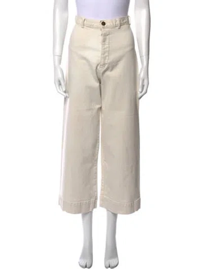 Pre-owned The Great Wide Leg Pants In Neutral