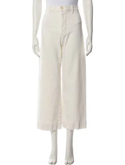 Pre-owned The Great Wide Leg Pants In Neutral