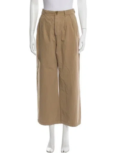 Pre-owned The Great Wide Leg Pants In Neutral