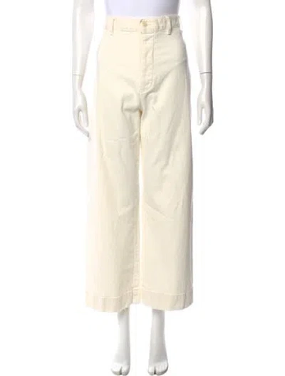 Pre-owned The Great Wide Leg Pants In Neutral