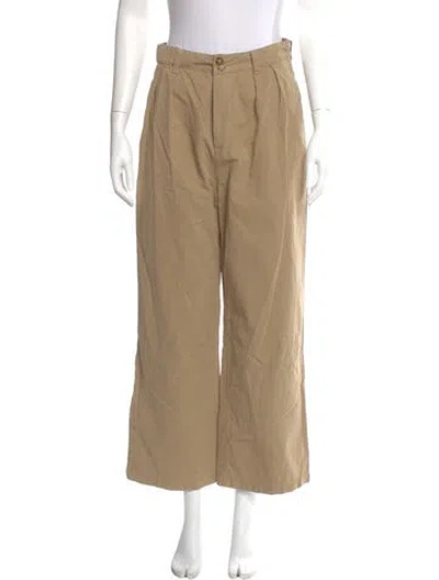 Pre-owned The Great Wide Leg Pants In Neutral