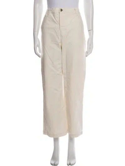 Pre-owned The Great Wide Leg Pants In Neutral