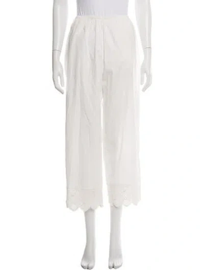 Pre-owned The Great Wide Leg Pants In Neutrals