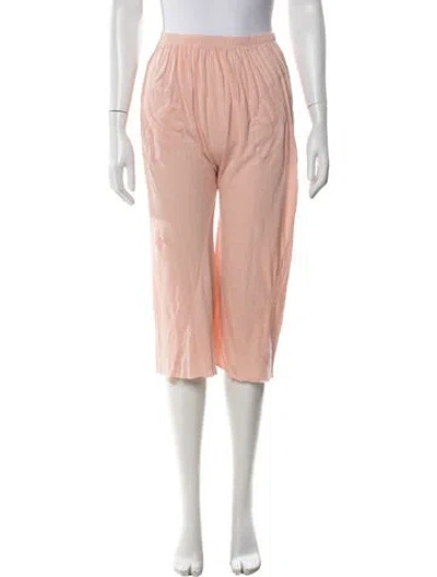 Pre-owned The Great Wide Leg Pants In Pink