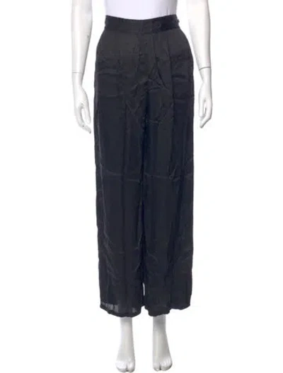 Pre-owned The Great Wide Leg Pants W/ Tags In Black