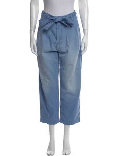 Pre-owned The Great Wide Leg Pants W/ Tags In Blue