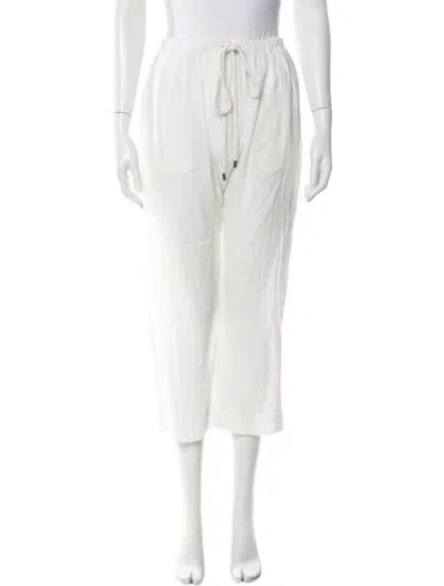 Pre-owned The Great Wide Leg Pants W/ Tags In White