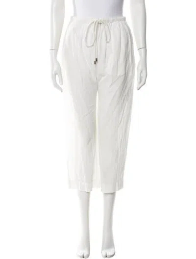 Pre-owned The Great Wide Leg Pants W/ Tags In White