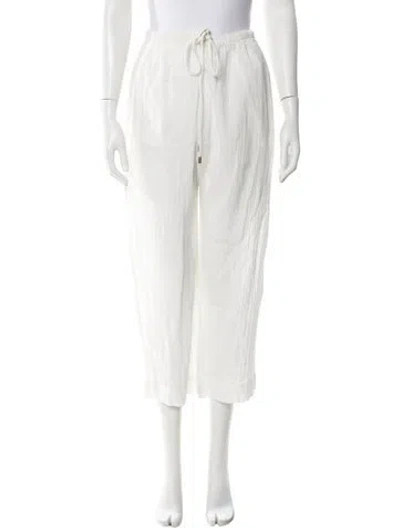 Pre-owned The Great Wide Leg Pants W/ Tags In White