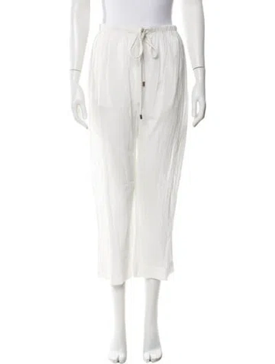 Pre-owned The Great Wide Leg Pants W/ Tags In White