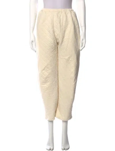 Pre-owned The Great Wide Leg Pants In White