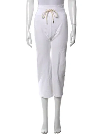 Pre-owned The Great Wide Leg Pants In White