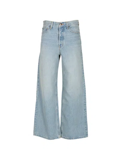 The Great Wide-leg Jeans In Blue