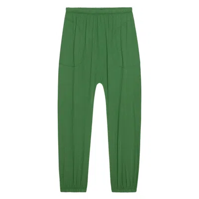 The Great Women's Jersey Jogger Pant In Fennel In Green