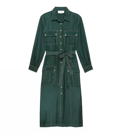 The Great Women's The Cargo Dress In Deep Green