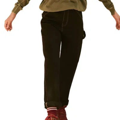 The Great Women's The Carpenter Pant In Almost Black