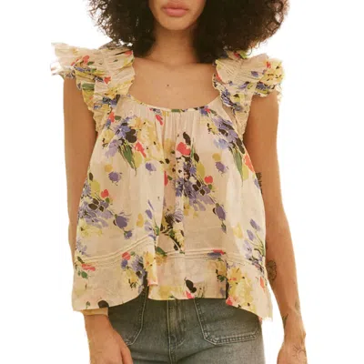 The Great Women's The Dove Top In Bright Grove Floral In Multi