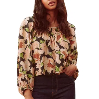 The Great Women's The Magpie Top In Victorian Rose Print In Multi