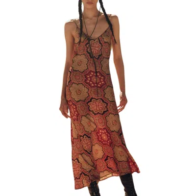 The Great Women's The Savannah Dress In Patchwork Print In Multi