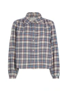 THE GREAT WOMEN'S THE TABLEAU PLAID TOP