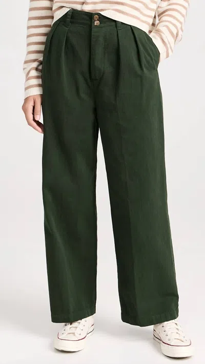 The Great Women's Town Pants In Dark Forest In Multi