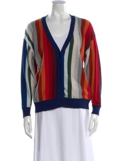 Pre-owned The Great Wool Striped Sweater In Blue