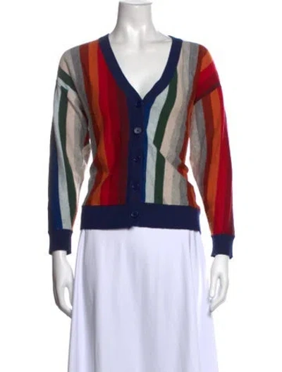 Pre-owned The Great Wool Striped Sweater In Blue
