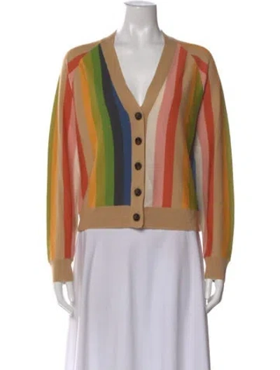 Pre-owned The Great Wool Striped Sweater In Yellow