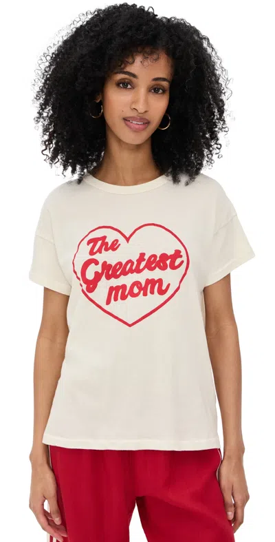 The Great Est Mom Boxy Crew Washed White