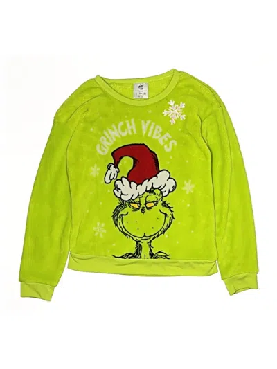 Pre-owned The Grinch Kids' Pullover Sweater In Green