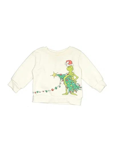Pre-owned The Grinch Babies' Pullover Sweater In White