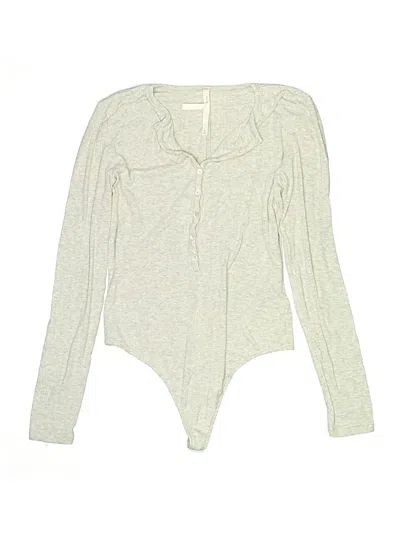 Pre-owned The Group By Babaton Bodysuit In Gray