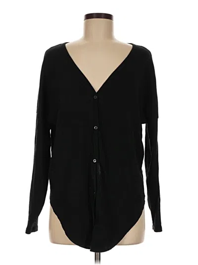 Pre-owned The Group By Babaton Cardigan Sweater In Black