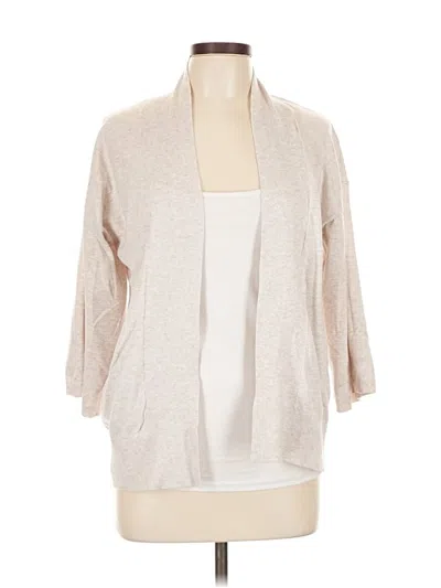 Pre-owned The Group By Babaton Cardigan Sweater In Brown