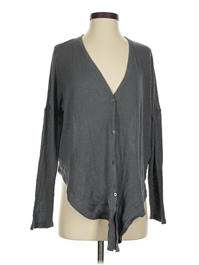 Pre-owned The Group By Babaton Cardigan Sweater In Gray