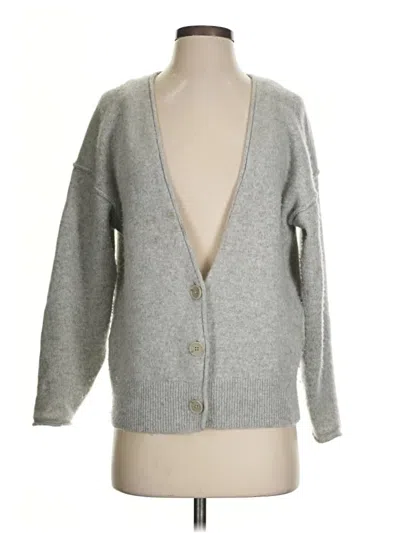 Pre-owned The Group By Babaton Cardigan Sweater In Gray