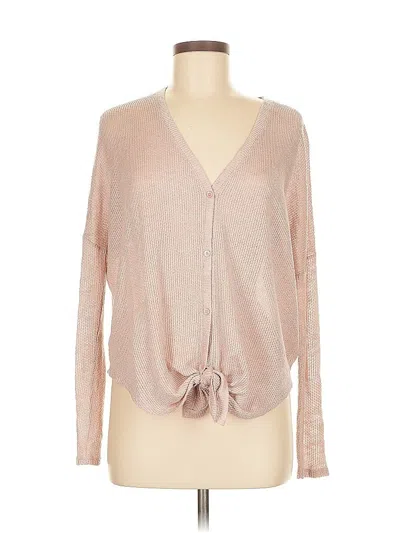 Pre-owned The Group By Babaton Cardigan Sweater In Pink