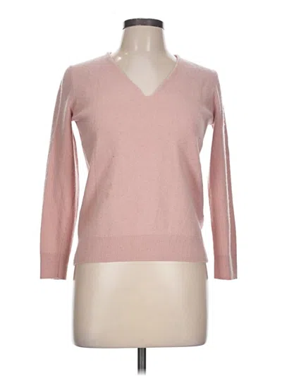 Pre-owned The Group By Babaton Cashmere Pullover Sweater In Pink