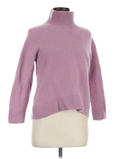 Pre-owned The Group By Babaton Cashmere Pullover Sweater In Purple