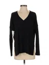 The Group By Babaton Long Sleeve Top Black V Neck Tops In Black