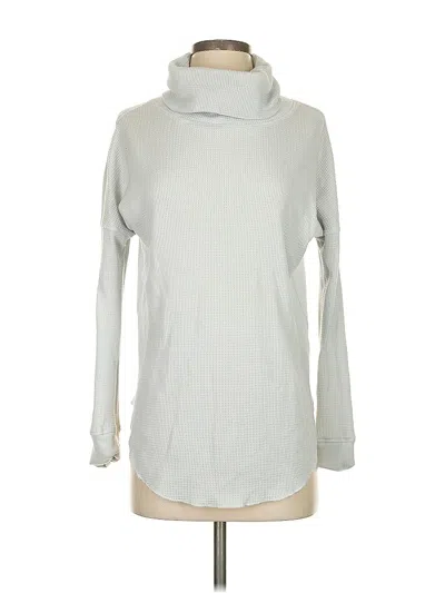 Pre-owned The Group By Babaton Long Sleeve Top Gray Cowl Neck Tops