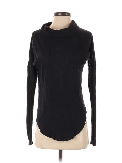 Pre-owned The Group By Babaton Long Sleeve Turtleneck In Black