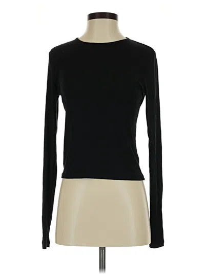 Pre-owned The Group By Babaton Long Sleeve Turtleneck In Black