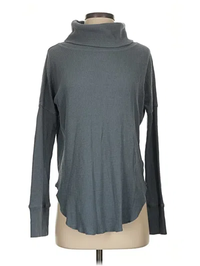 Pre-owned The Group By Babaton Long Sleeve Turtleneck In Gray