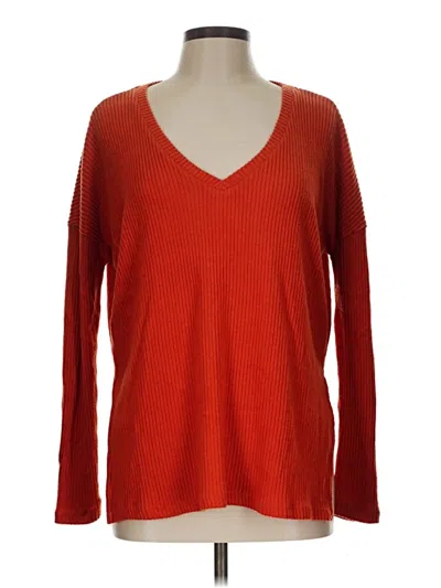 Pre-owned The Group By Babaton Pullover Sweater In Red